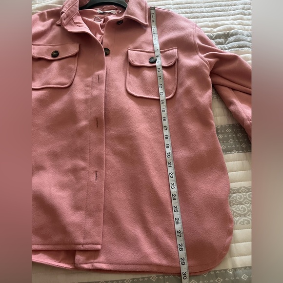 L/XL Calvin Klein Shacket in. Beautiful pink mauve color - Picture 6 of 8